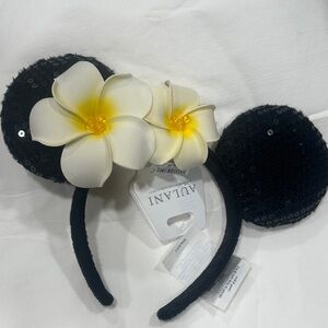 Black and White Floral Kids Headband